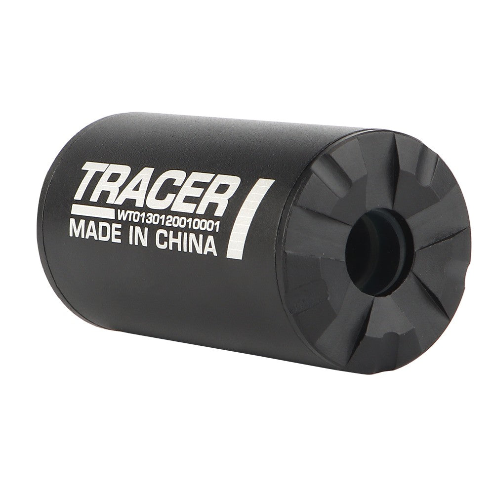 WOSPORT UNITA SILENZIATORE TRACCIANTE CORTO TRACER I 14mm NERO (WO-EX13B)