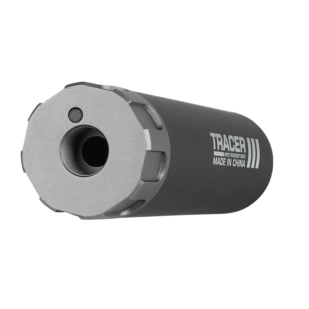 WOSPORT UNITA SILENZIATORE TRACCIANTE LUNGO TRACER III 15.8mm X 14mm CCW NERO (WO-EX20B)