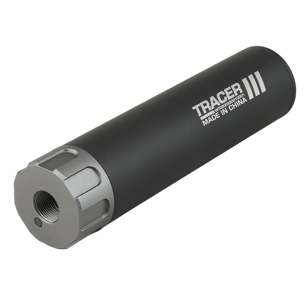 WOSPORT UNITA SILENZIATORE TRACCIANTE LUNGO TRACER III 15.8mm X 14mm CCW NERO (WO-EX20B)